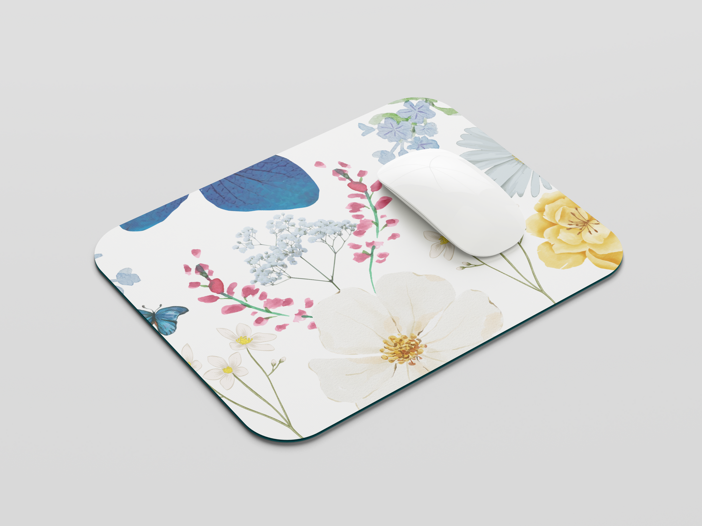 Blue Butterfly Mousepad