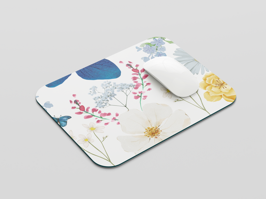 Blue Butterfly Mousepad