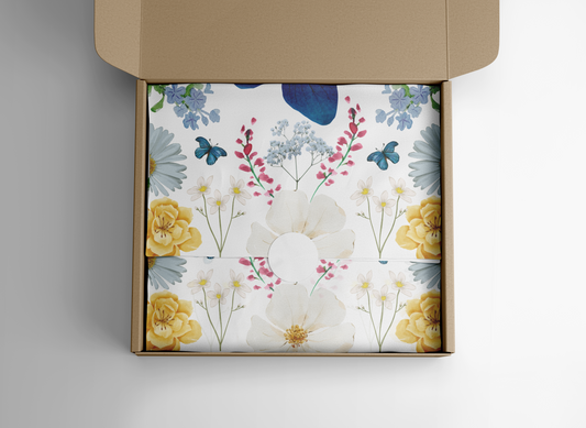 Floral Butterfly Tissue Paper